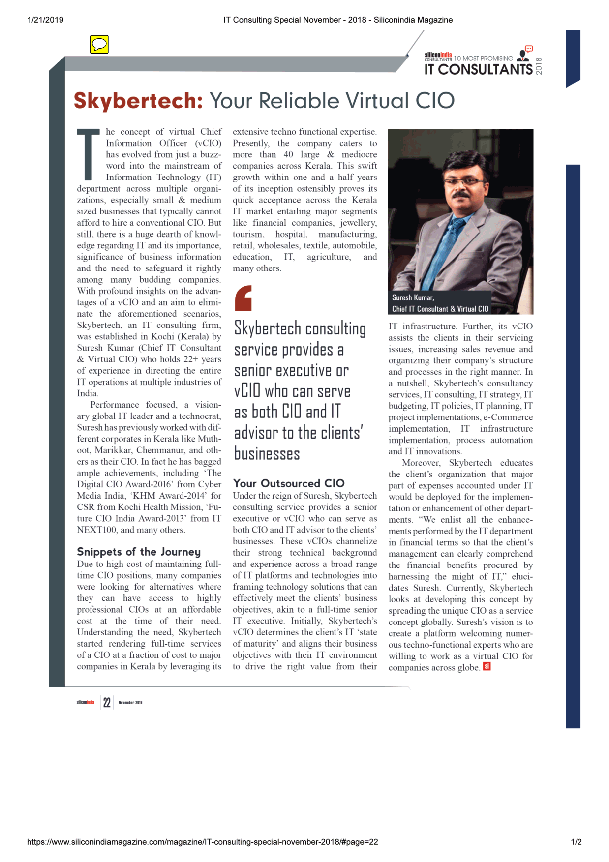 Siliconindia Magazine
